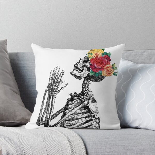 Item preview, Skeleton with Flowers designed and sold by BlackCockiePres.