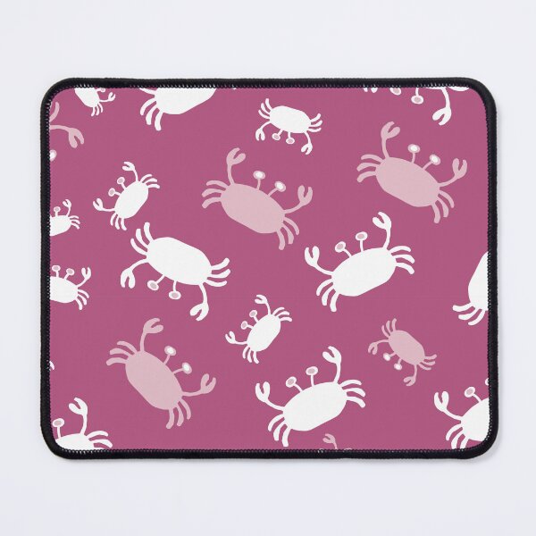 Item preview, Minimalist sea life crabs in raspberry pinks designed and sold by FrancesPoff.