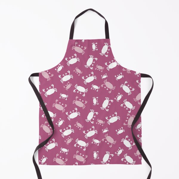 Item preview, Minimalist sea life crabs in raspberry pinks designed and sold by FrancesPoff.