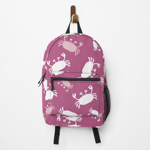 Item preview, Minimalist sea life crabs in raspberry pinks designed and sold by FrancesPoff.