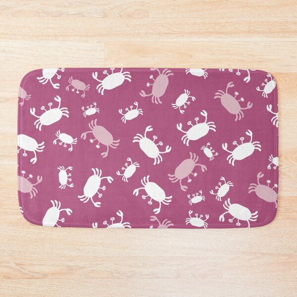 Item preview, Minimalist sea life crabs in raspberry pinks designed and sold by FrancesPoff.