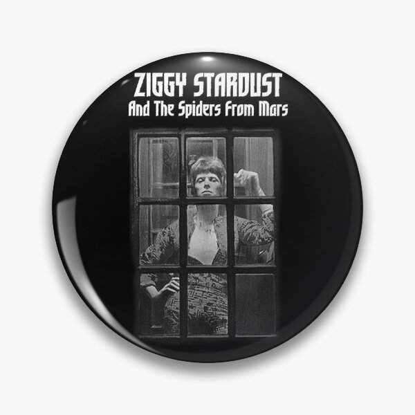 David Bowie Ziggy Stardust & the Spiders from Mars Enamel Pin