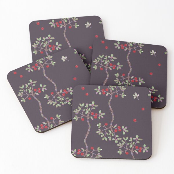 Item preview, Bonsai Tree - lingonberry [deep red] designed and sold by Aia UENO design.