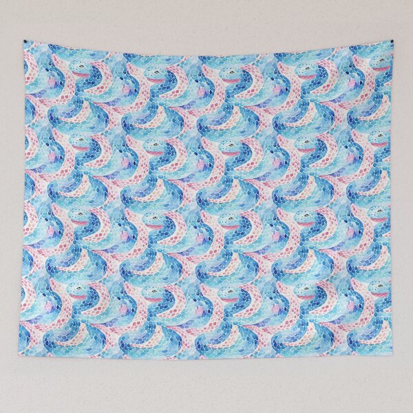 Item preview, Mystical Serpents: A Mesmerizing Python designed and sold by qoodesignstudio.