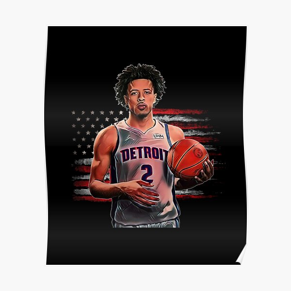 Detroit Pistons: Cade Cunningham 2021 Poster - NBA Removable Adhesive Wall Decal Large