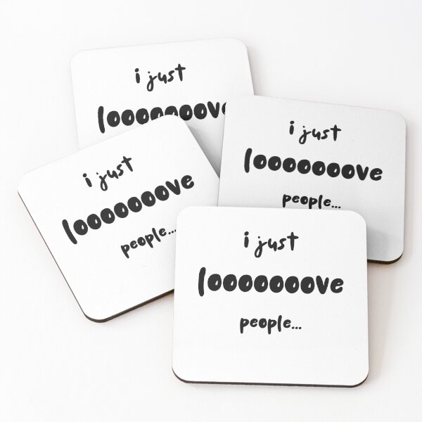 Item preview, I Just Loooove People designed and sold by Toph Moses.
