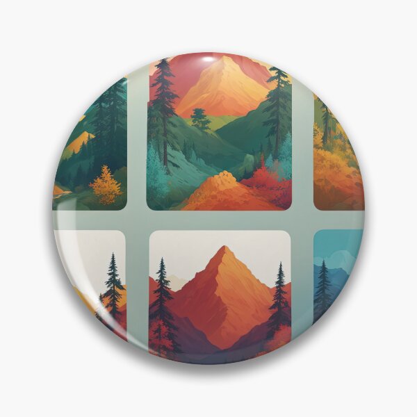 Item preview, Colorful landscape art pictures in a frame that makes the picture stand out and be beautiful. designed and sold by Natcharee.