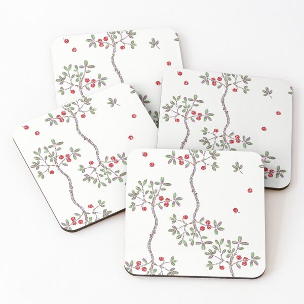 Item preview, Bonsai Tree - lingonberry [white] designed and sold by Aia UENO design.