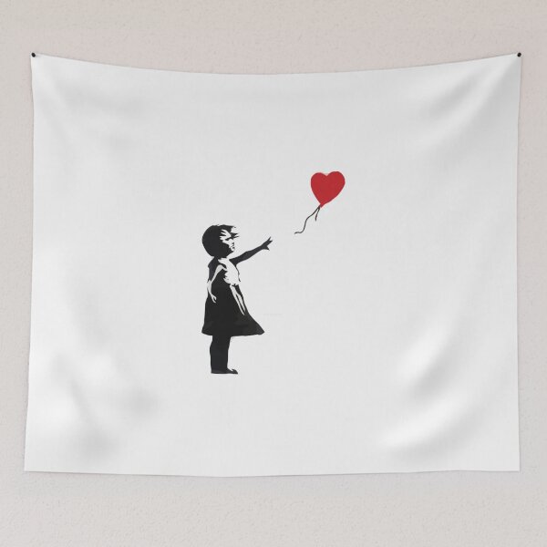 Item preview, Banksy - Girl with Balloon   designed and sold by AlfredAWeave.