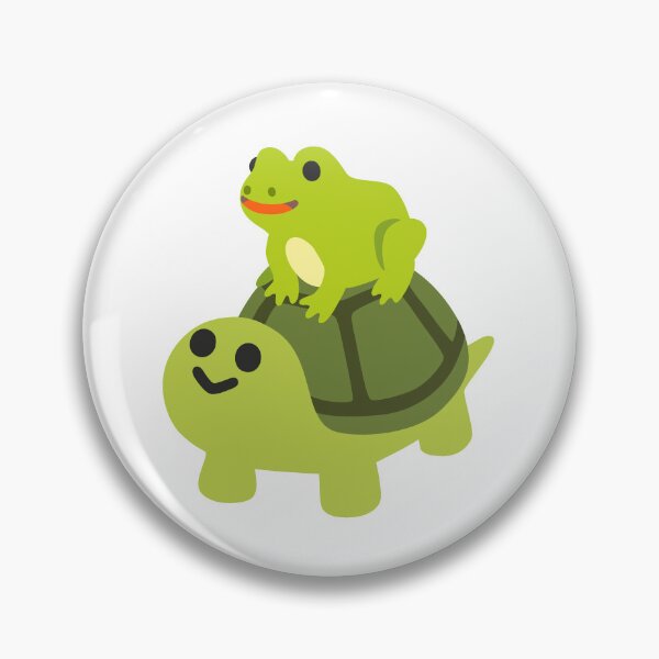 Item preview, Turtle Frog Duo! designed and sold by balladstickerz.