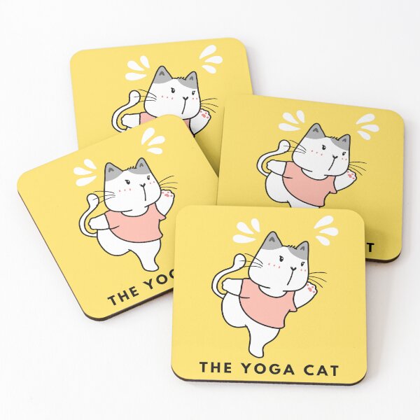 Item preview, The Yoga Cat, Cat Doing Yoga designed and sold by Mariana Piana.