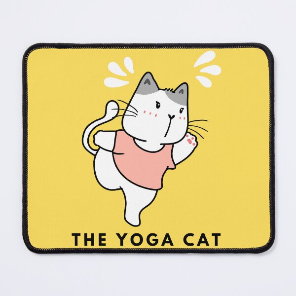 Item preview, The Yoga Cat, Cat Doing Yoga designed and sold by Mariana Piana.