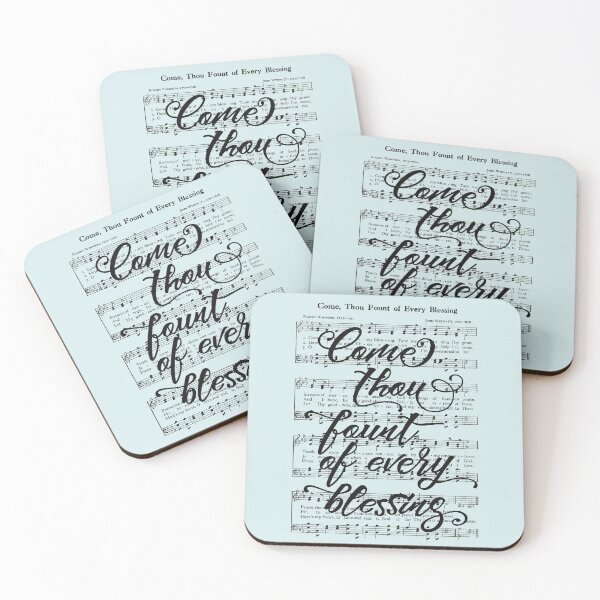Item preview, Come Thou Fount of Every Blessing Hymn Lettering designed and sold by DownThePath.