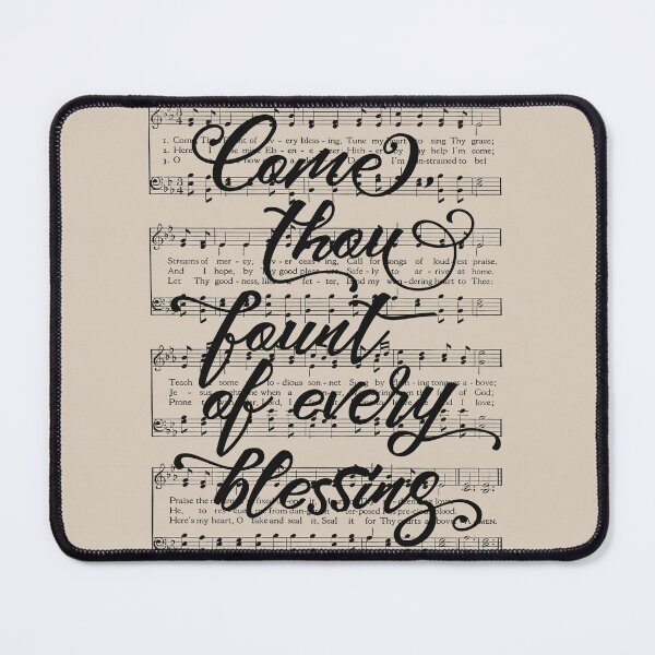 Item preview, Come Thou Fount of Every Blessing Hymn Lettering designed and sold by DownThePath.