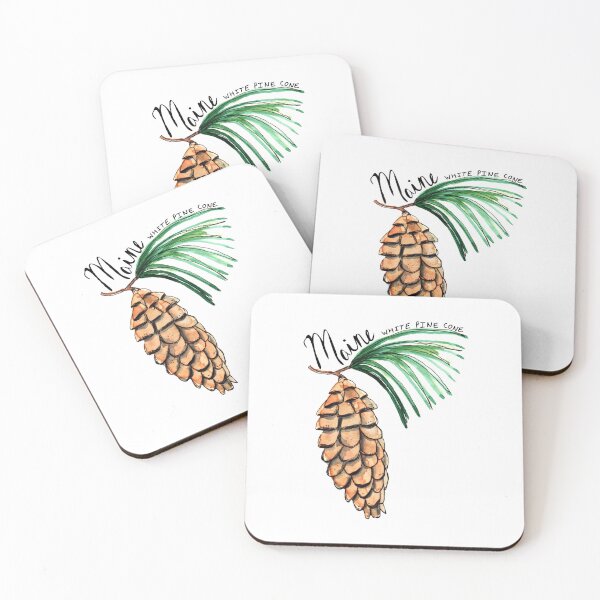 Item preview, State Flower:  Maine - White Pine Cone designed and sold by Kailey Rinder.