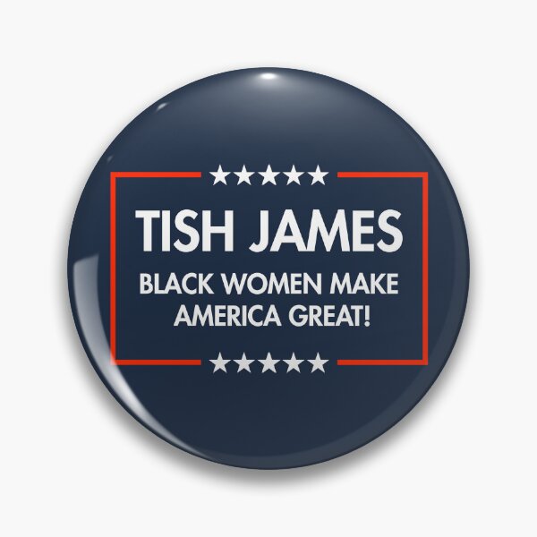 Item preview, Tish James - Black Women Make America Great (blue) designed and sold by Thelittlelord.