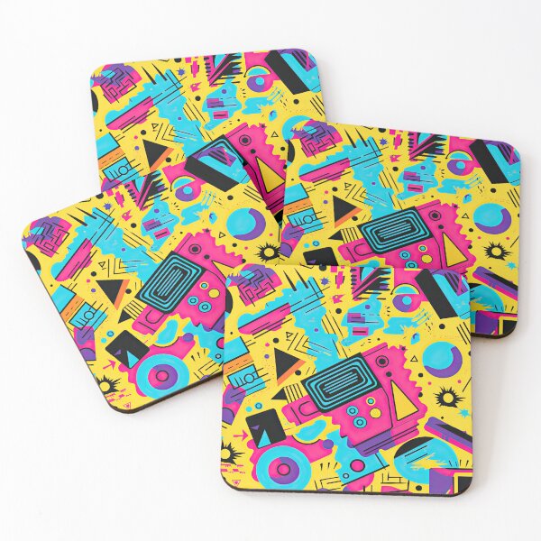 Item preview, Retro 80's 90's Geometric Shapes designed and sold by PopArtDesigns.