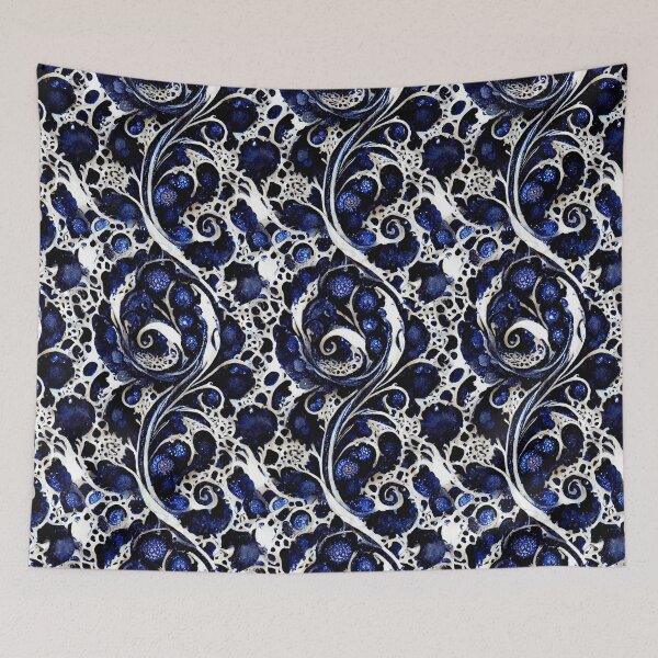 Item preview, Digoria - Indigo Meets White (7/8) designed and sold by sabantha.