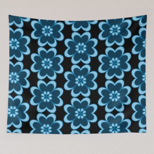 Item preview, Blue Floral by Niibidoon designed and sold by Niibidoon.