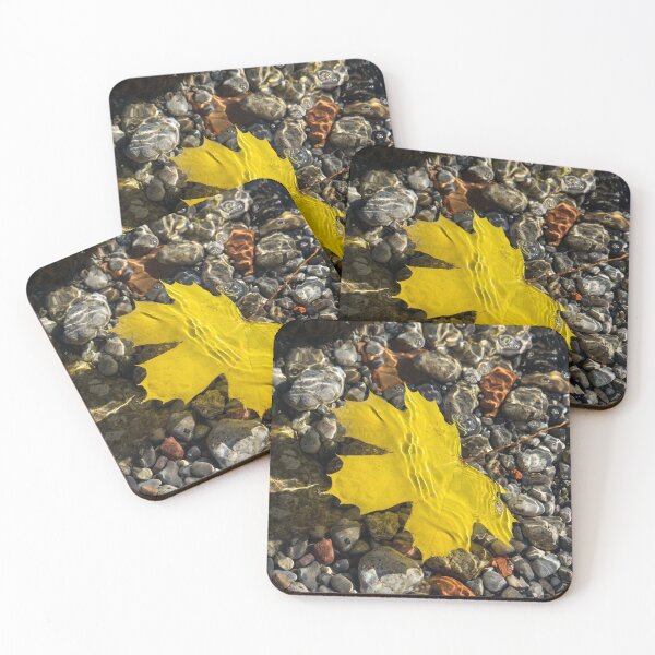Item preview, Bold Yellow Maple Leaf and Mercurial Sunlight Patterns designed and sold by Georgia Mizuleva.