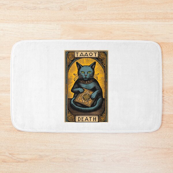 Item preview, Cat tarot Death designed and sold by KorArtStudio.