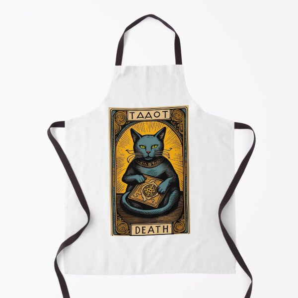 Item preview, Cat tarot Death designed and sold by KorArtStudio.