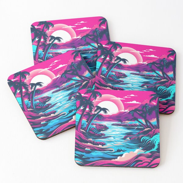 Item preview, Vaporwave Beach Sunset designed and sold by jrlouis21.