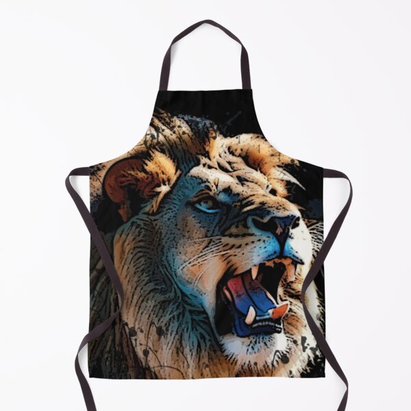 Item preview, Lion growling designed and sold by Glamalt.