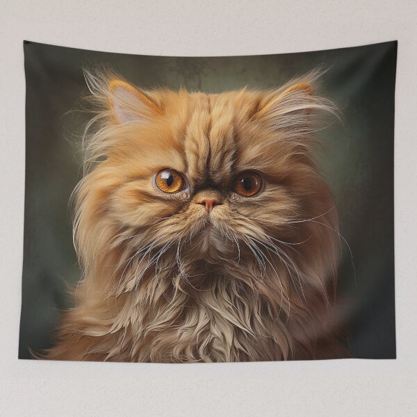 Item preview, Orange Persian Cat 02 designed and sold by Elisabeth Lucas.