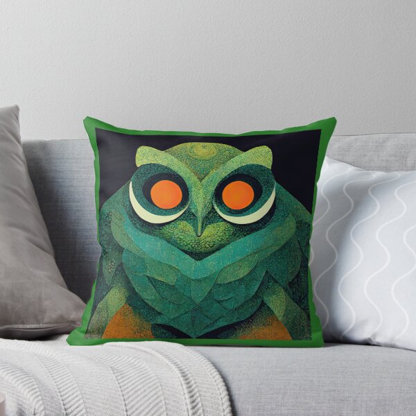 Item preview, Mod Owl: Orange-Eyed Owl designed and sold by theDirtGirl.