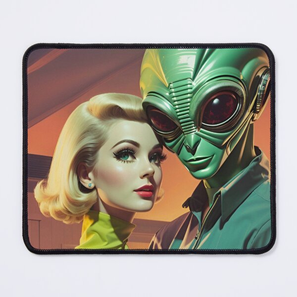 Item preview, Alien Love Mid Century Modern Style designed and sold by Retro Salt.