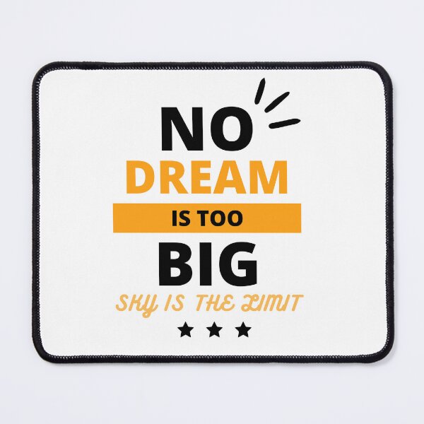Item preview, No Dream Is Too Big- Sky Is The Limit (Light Background) designed and sold by donlmartino.