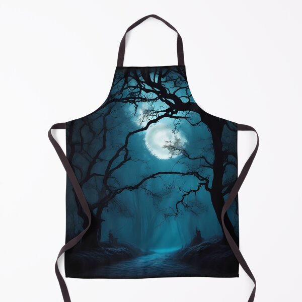 Item preview, A haunted forest at night, with a full moon designed and sold by WalterGomes.