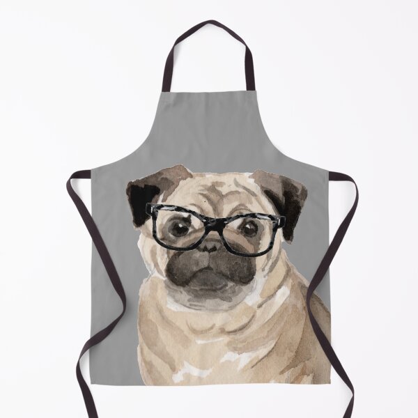 Item preview, Pug Dog With Glasses  designed and sold by beastieboutique.