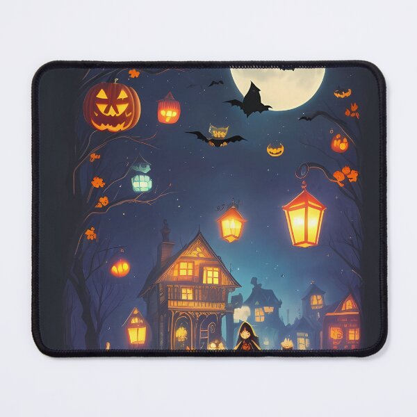 Item preview, Scene of costumed children trick-or-treating  designed and sold by WalterGomes.