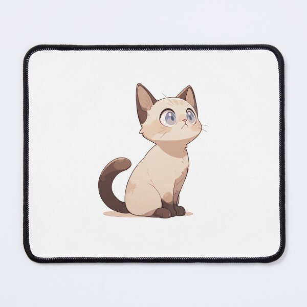 Item preview, Siamese Cat asking for food designed and sold by KNAA.