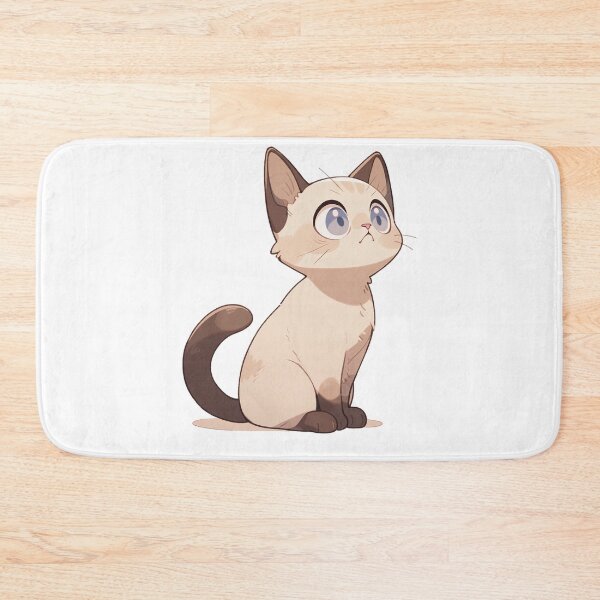 Item preview, Siamese Cat asking for food designed and sold by KNAA.