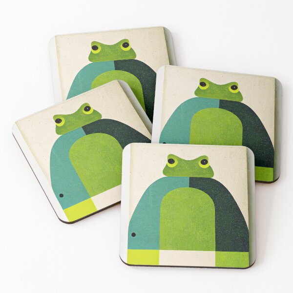 Item preview, Modfrog: Blue Dot Frog designed and sold by theDirtGirl.