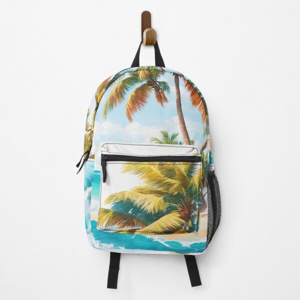 Item preview, This coconut tree is strong amidst the clear waves, the water is beautiful and beautiful. designed and sold by Natcharee.