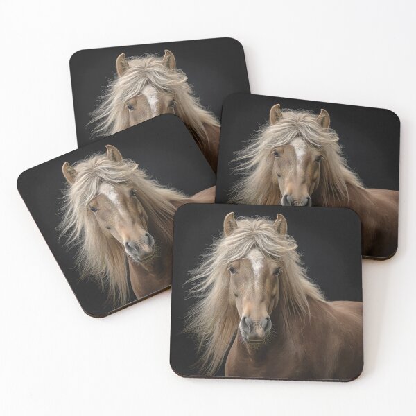 Item preview, Haflinger Horse on Black designed and sold by Elisabeth Lucas.