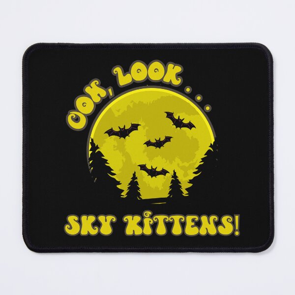 Item preview, Ooh Look, Sky Kittens! - Cute Halloween Bats designed and sold by ClassActCreator.