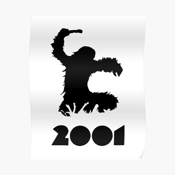 Kubrick Ape 2001 Poster