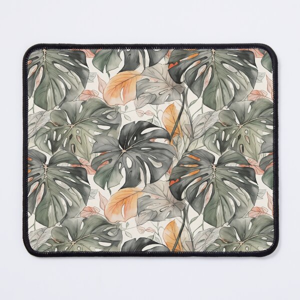 Item preview, Watercolor Jungle, a monstera pattern designed and sold by Planthem.