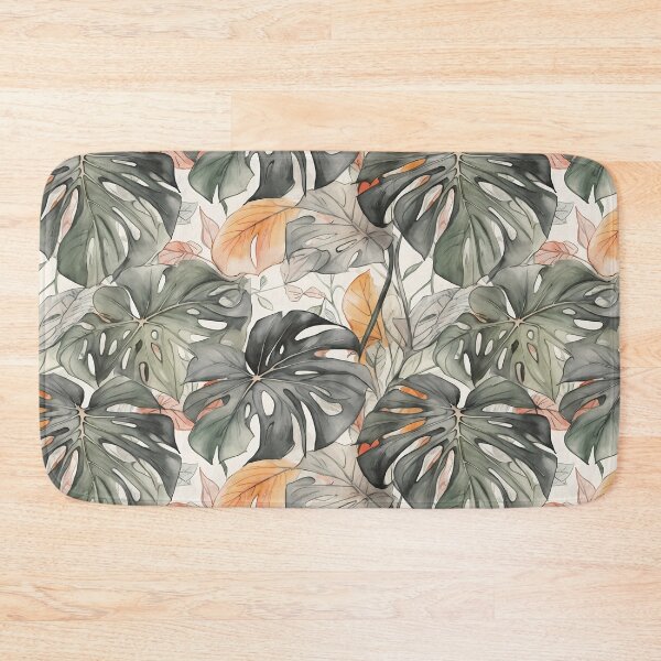 Item preview, Watercolor Jungle, a monstera pattern designed and sold by Planthem.
