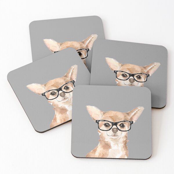 Item preview, Chihuahua Dog With Glasses  designed and sold by beastieboutique.