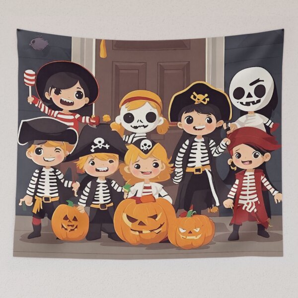 Item preview, Halloween Costume Parade designed and sold by cozycozyart.