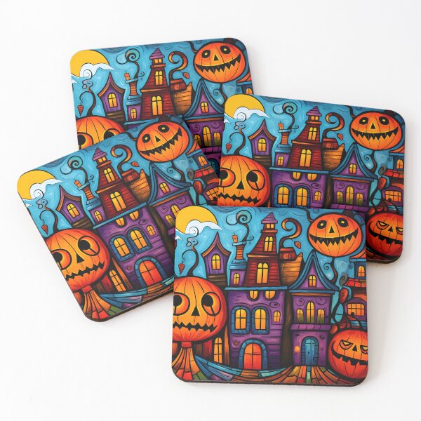 Item preview, Ethereal Enchantment- Modern Abstract Mysteries of Halloween Unveiled AI Generated designed and sold by OlfactoART Studio.