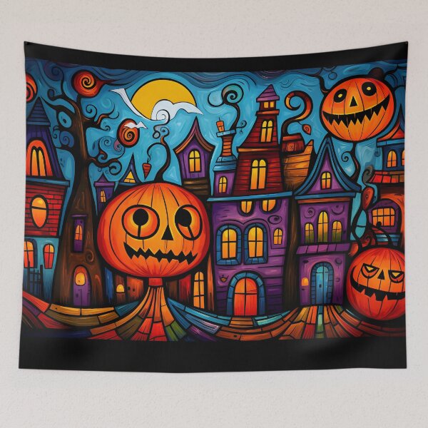 Item preview, Ethereal Enchantment- Modern Abstract Mysteries of Halloween Unveiled AI Generated designed and sold by OlfactoART Studio.