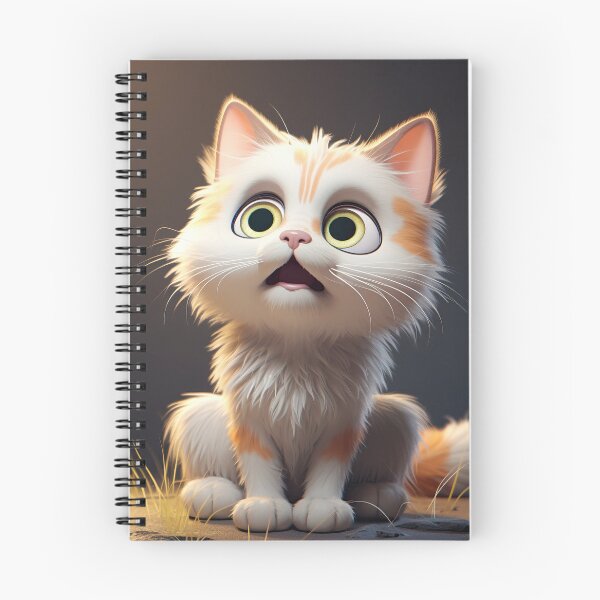 Item preview, Scared Cartoon Kitten designed and sold by Elisabeth Lucas.