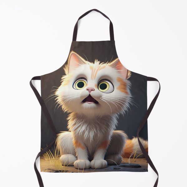 Item preview, Scared Cartoon Kitten designed and sold by Elisabeth Lucas.